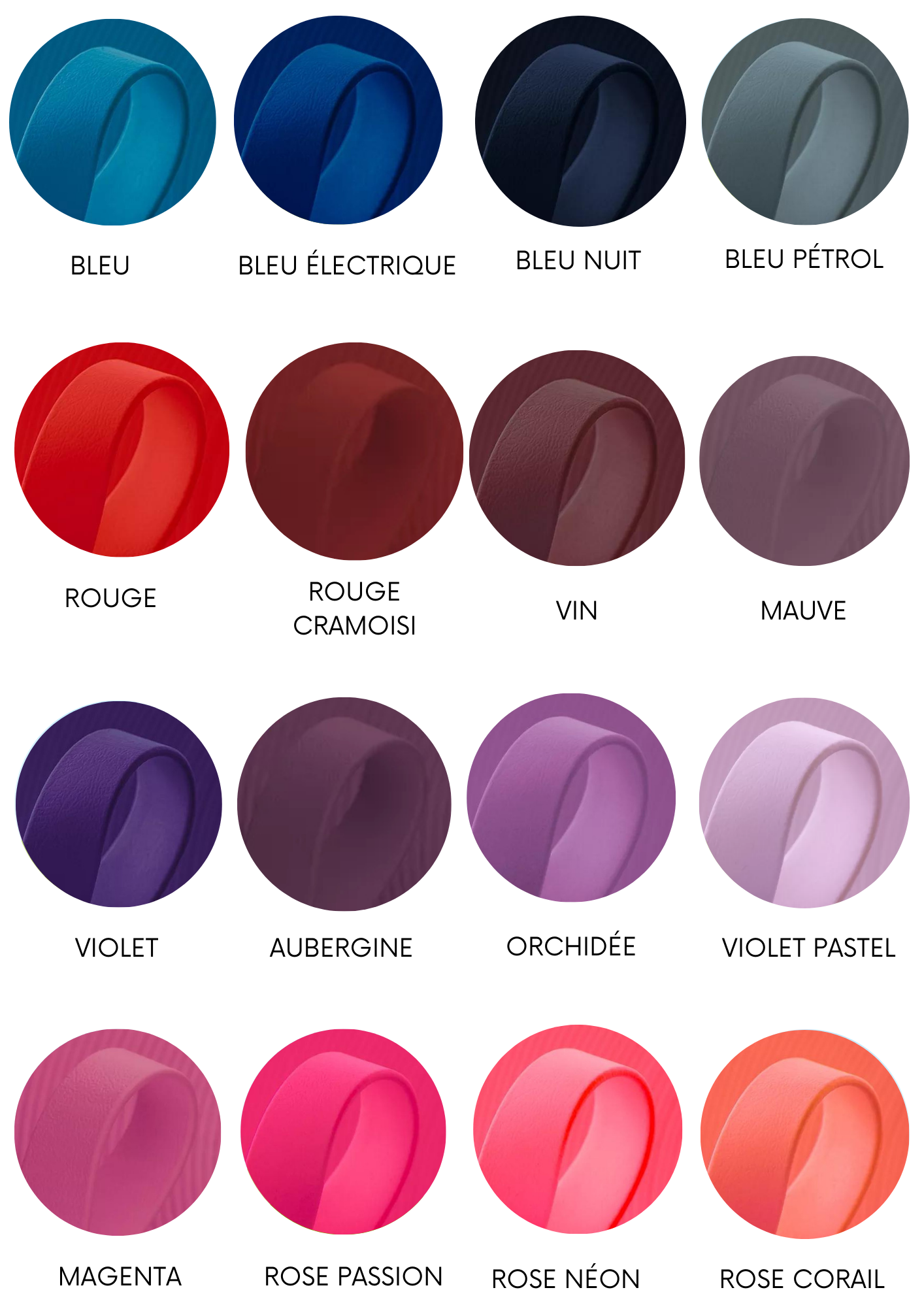 Harnais en biothane - 4 couleurs