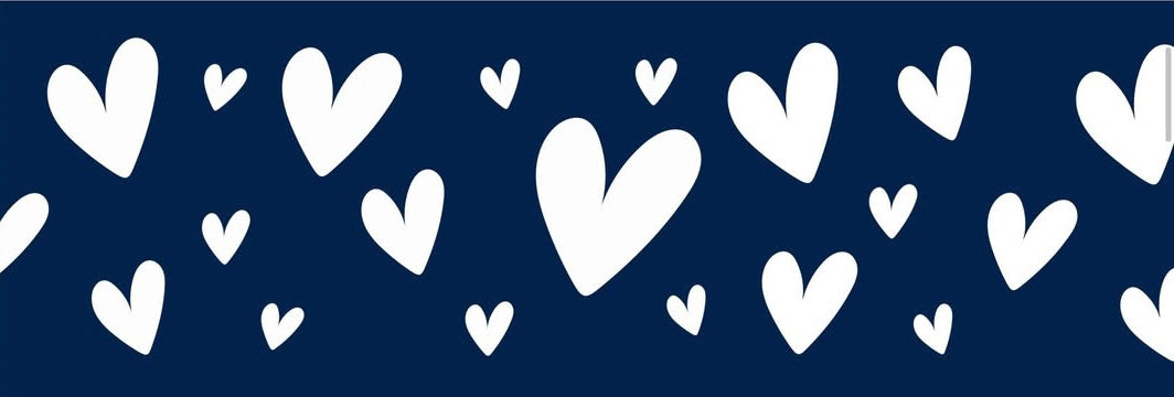 Collier en biothane - motifs St Valentin