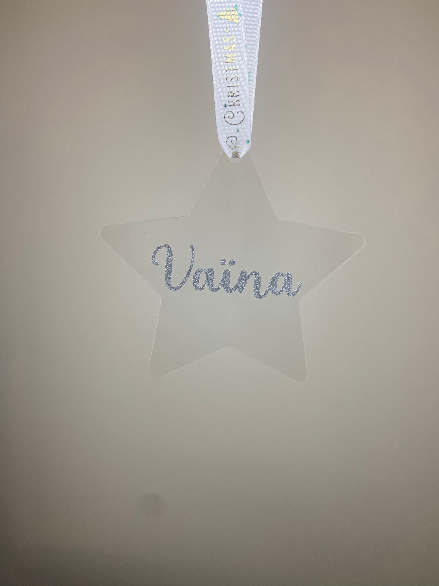 Boule de Noël personnalisable en plexiglace