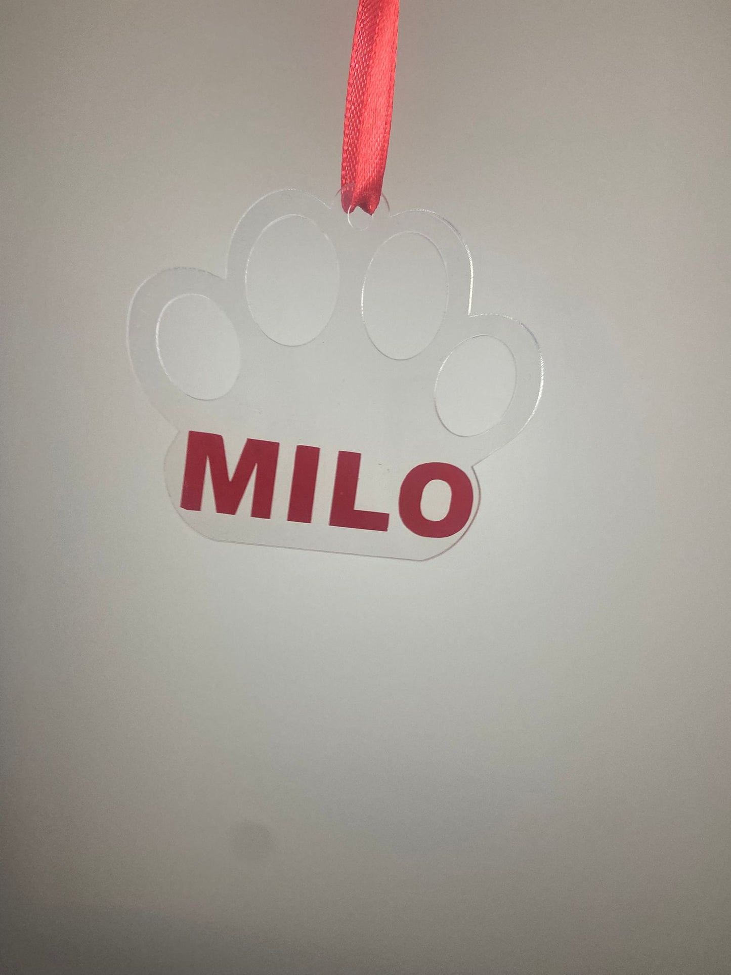 Boule de Noël personnalisable en plexiglace