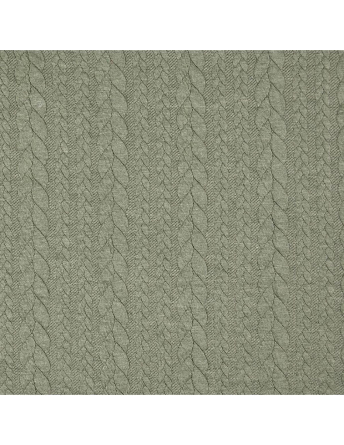 Pull en tissu sweat torsadé