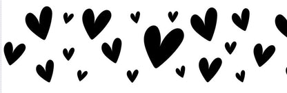 Collier en biothane  - motifs St Valentin