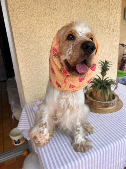 Snood en double gaze de coton