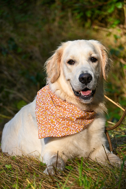 Bandana en coton - fleurs