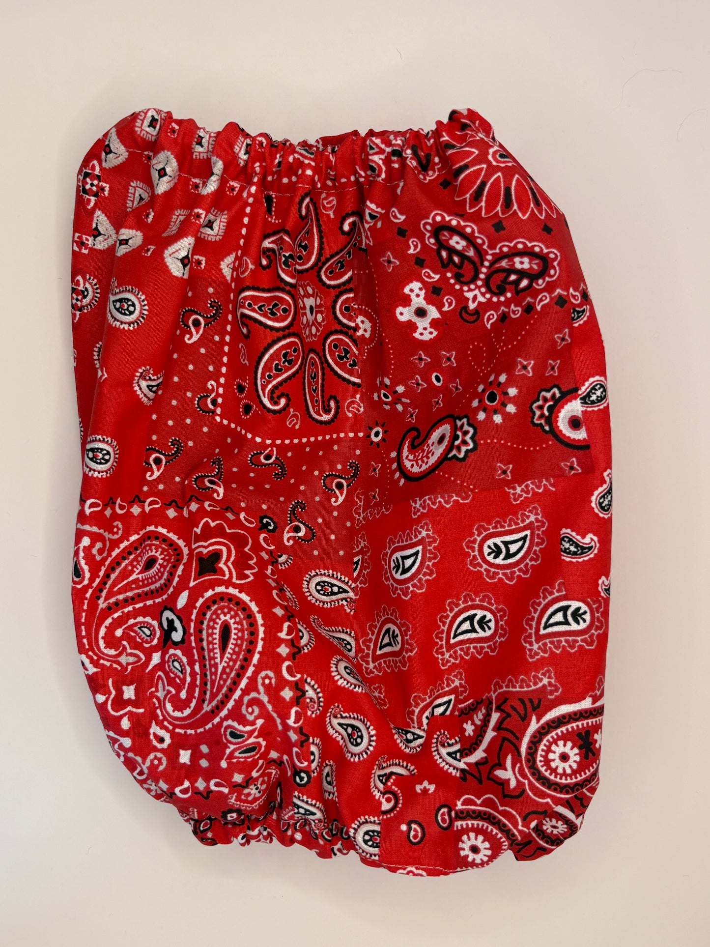 Snood Paisley Rouge -  Coton - Taille Adulte