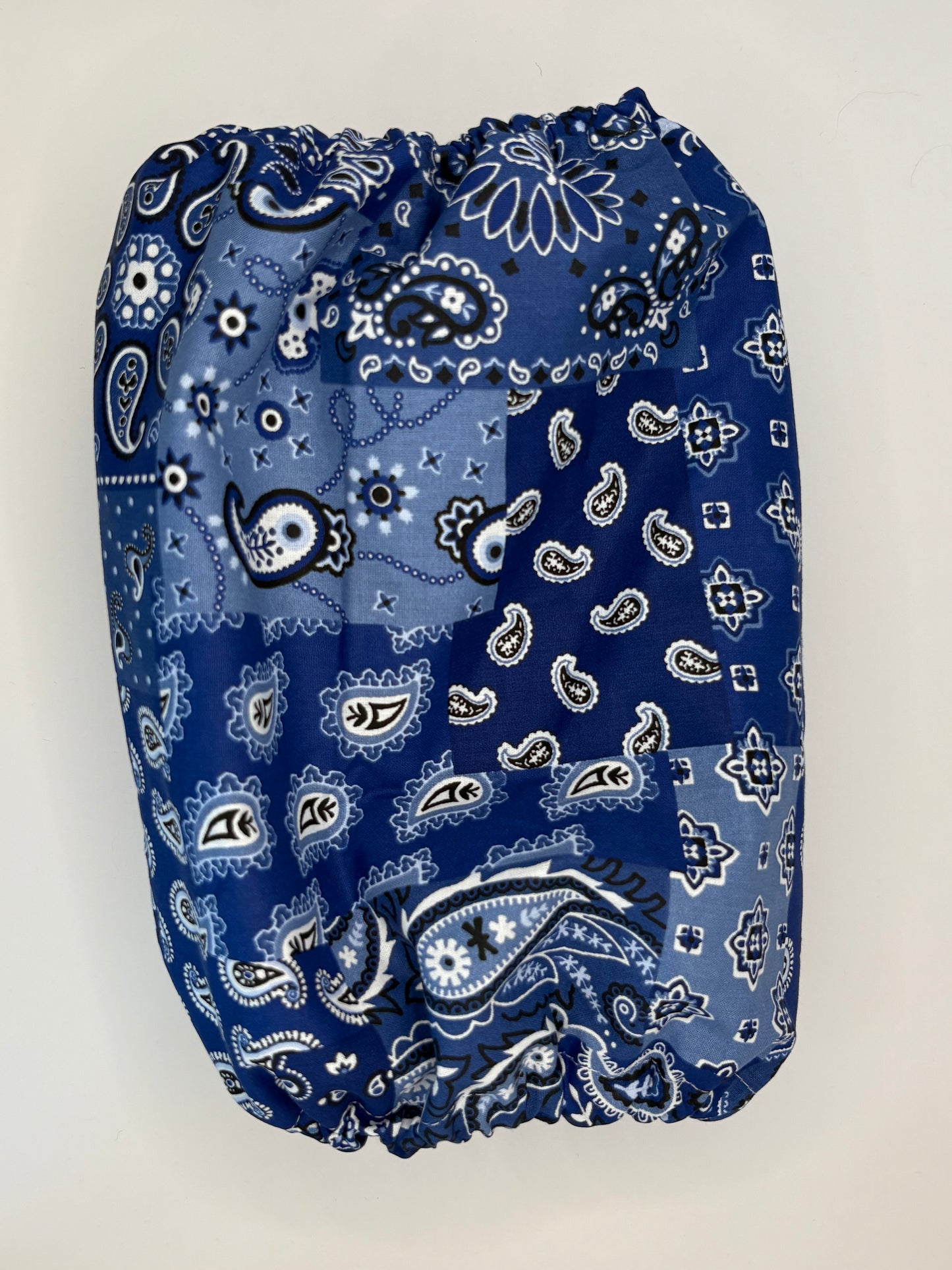 Snood Paisley Bleu -  Coton - Taille Adulte