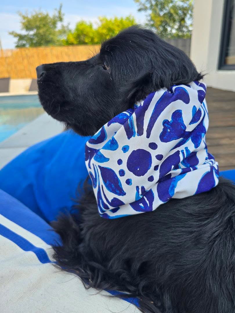 Snood en coton - Eclat d'Azur