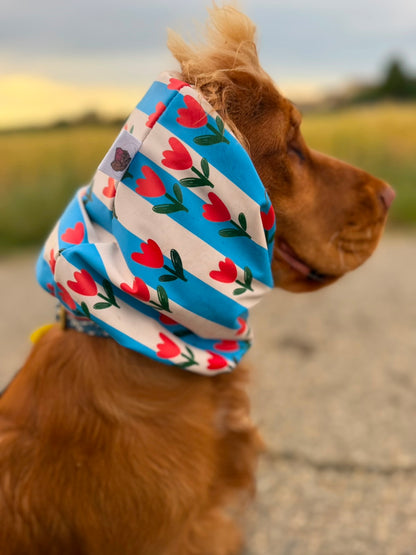 Snood imperméable - fleurs