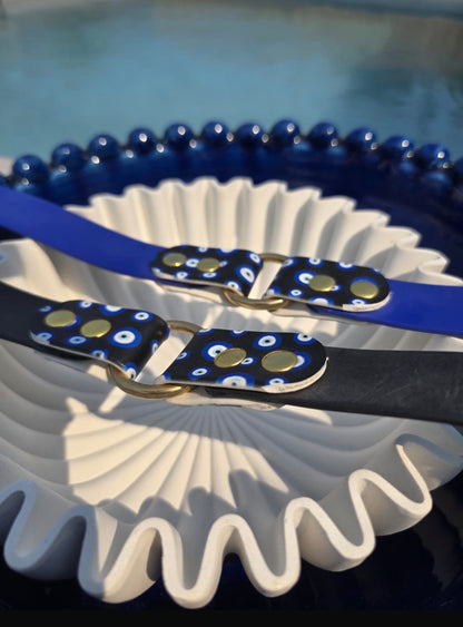 Collier en biothane - Eclats d'Azur