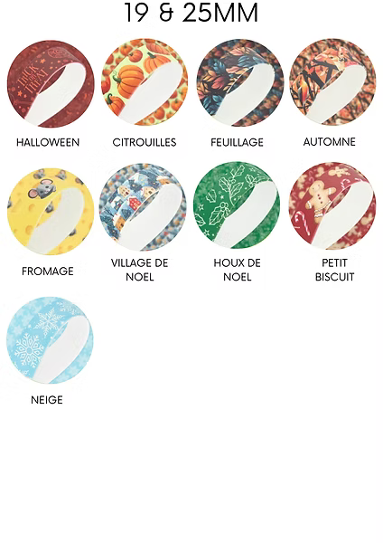 Collier en biothane  - motifs