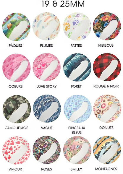 Collier en biothane  - motifs