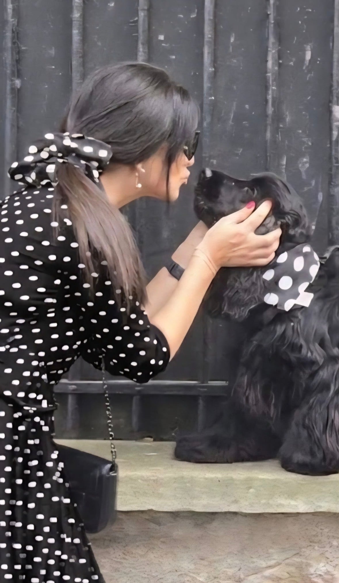 Bandana en coton - pois