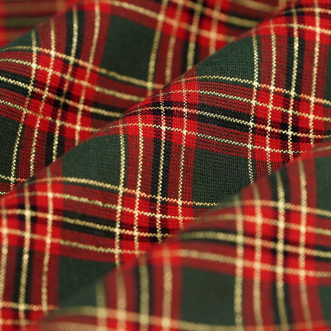 Collier en tissu - Noël