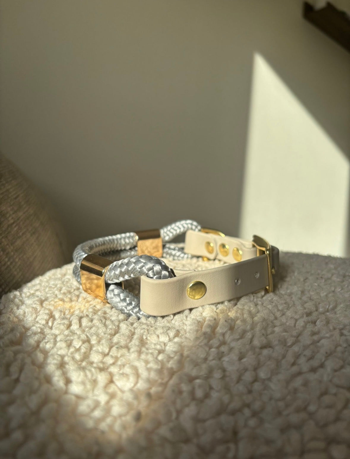 Collier Saïko : corde & biothane