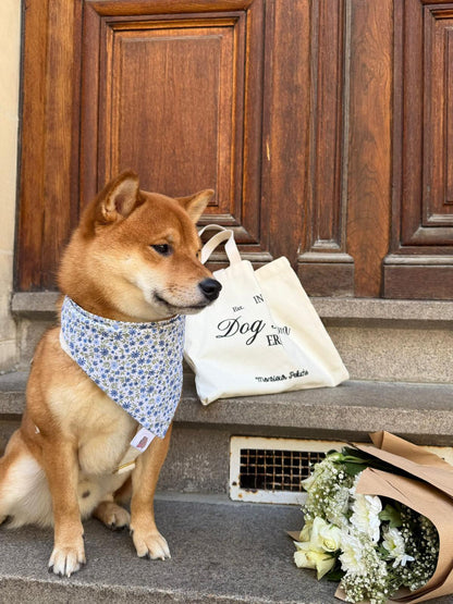 Bandana en coton - fleurs