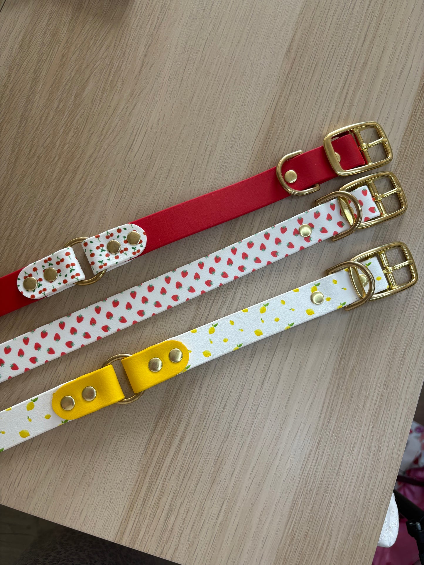 Collier fruité en biothane