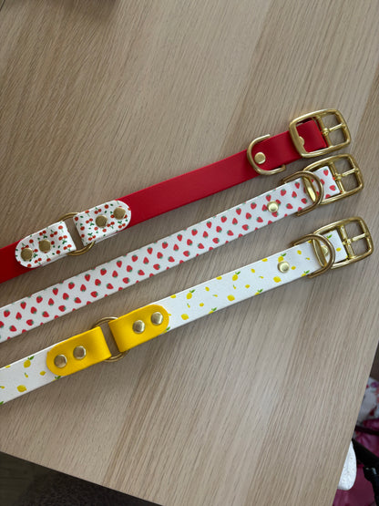 Collier fruité en biothane