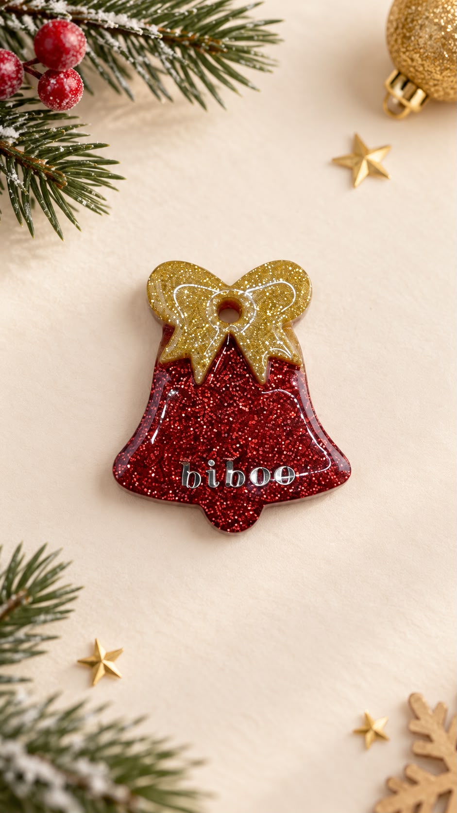 Médaille cloche de Noël