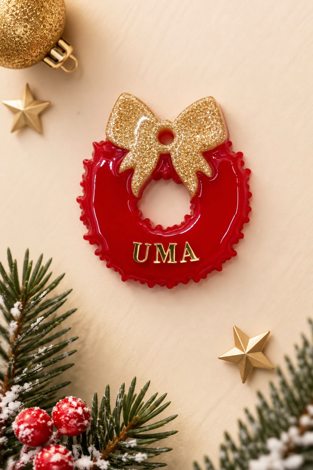 Médaille Couronne de Noël