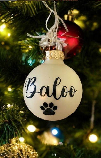 Boule de Noël personnalisable
