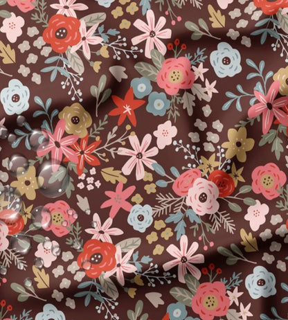 Snood imperméable - fleurs