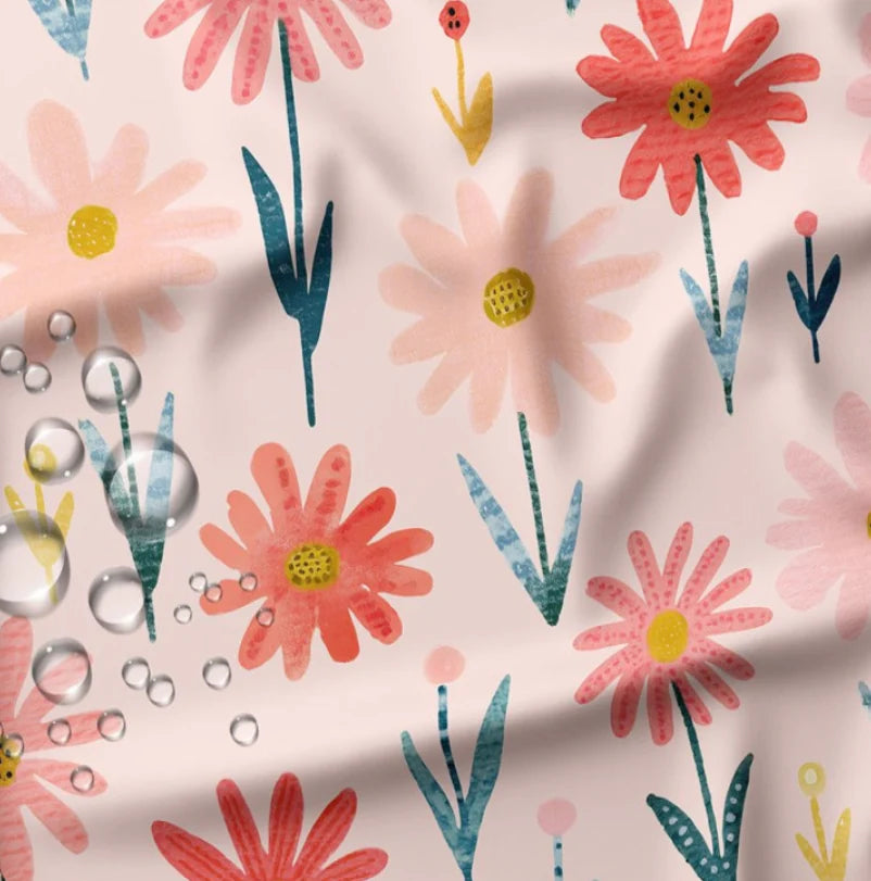 Snood imperméable - fleurs