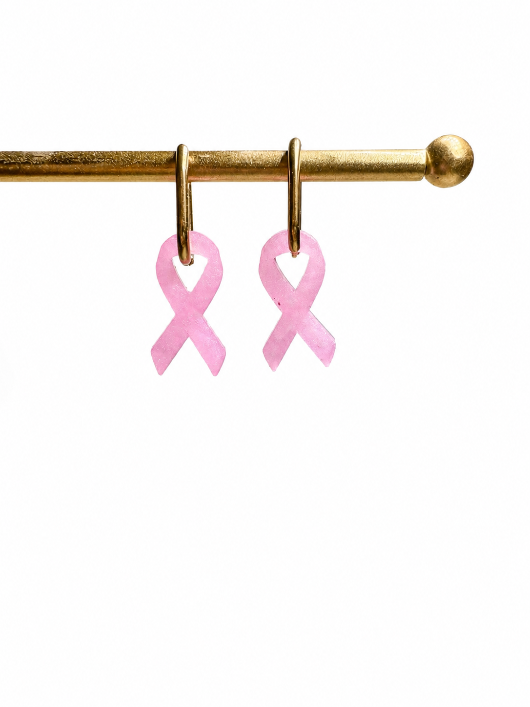 Boucles d'oreilles intercheangeables - Octobre rose