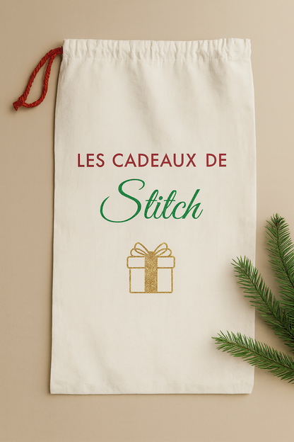 Hotte de Noël personnalisable