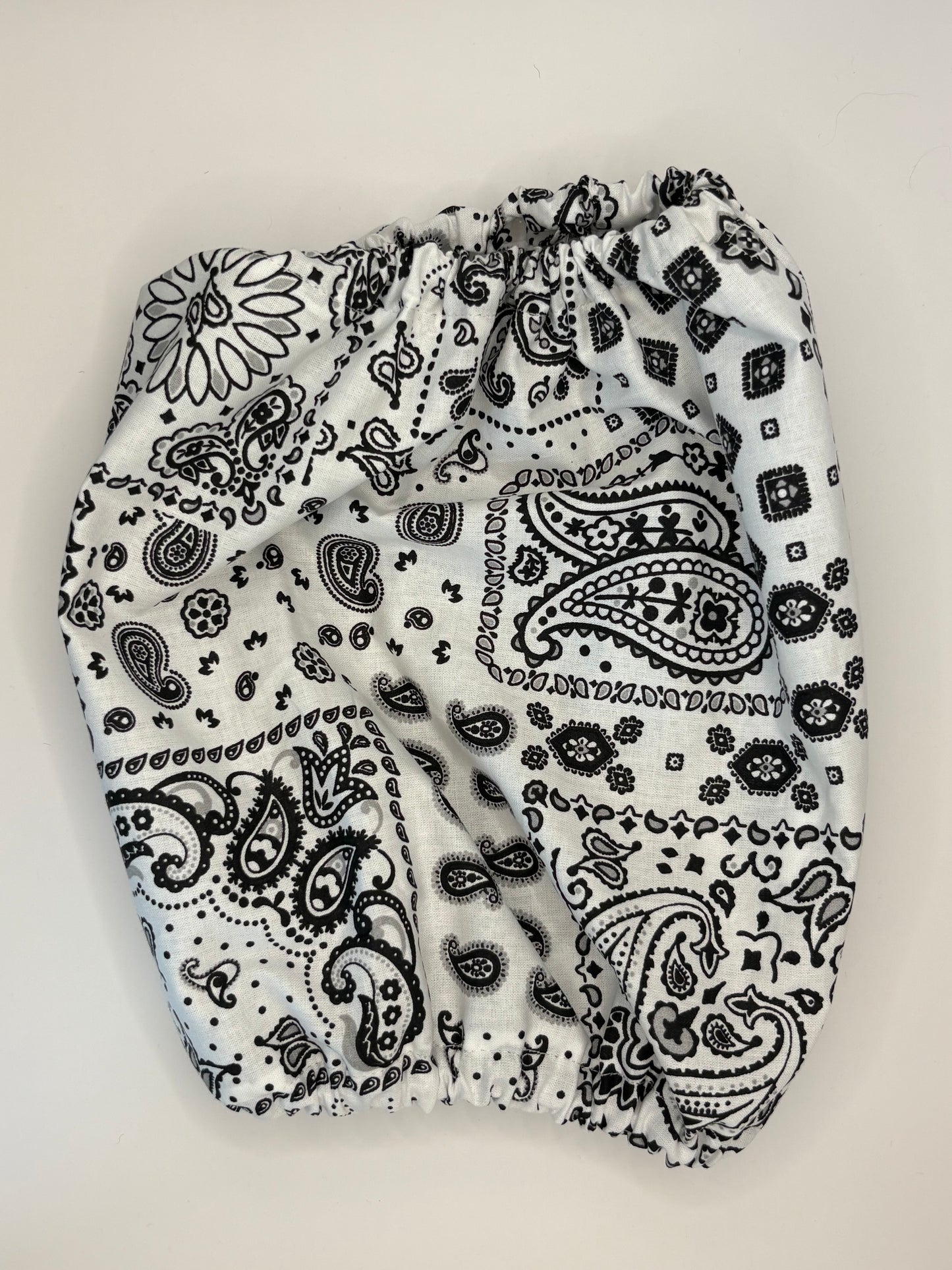 Snood Paisley Blanc - Coton - Taille Adulte