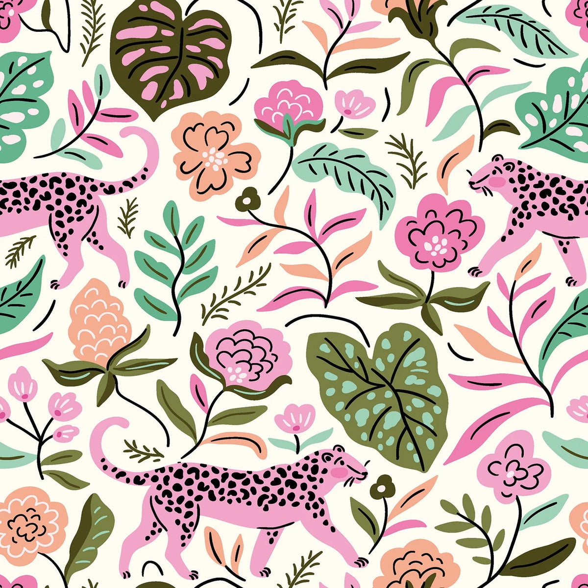 Snood imperméable - fleurs