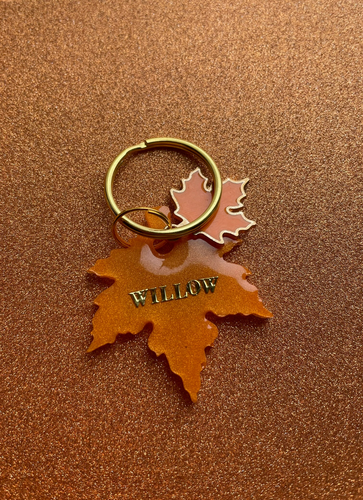 Médaille feuille d'automne