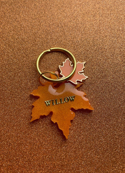Médaille feuille d'automne