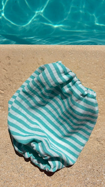 Snood en coton - rayures