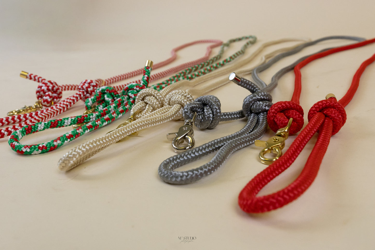 Laisse en corde - Noël