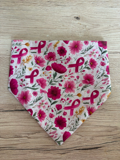 Bandana en coton - Octobre Rose