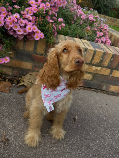 Bandana en coton - Octobre Rose
