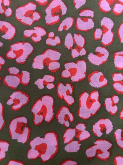 Snood léopard - coton