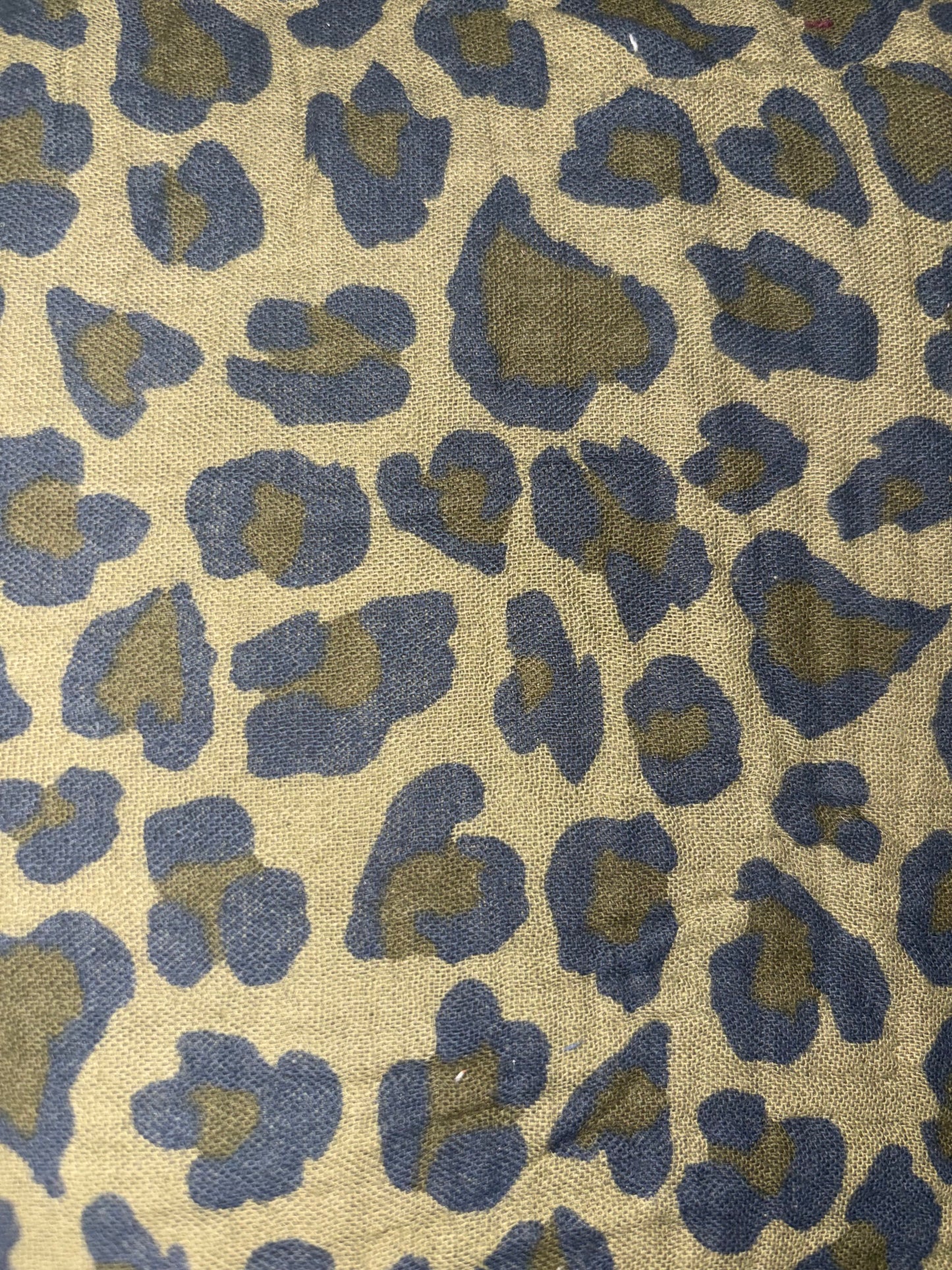 Snood léopard - double gaze de coton
