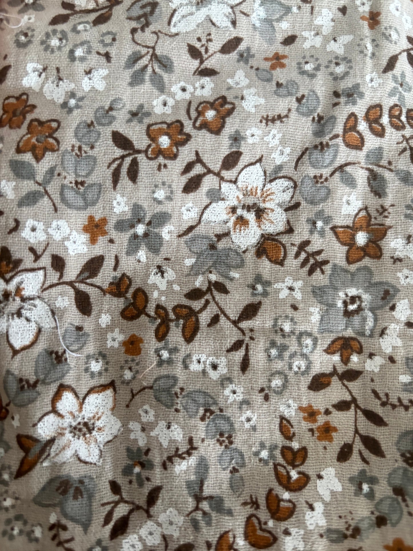 Snood en double gaze de coton - automne