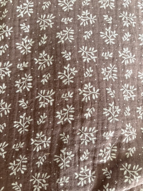 Snood en double gaze de coton - automne