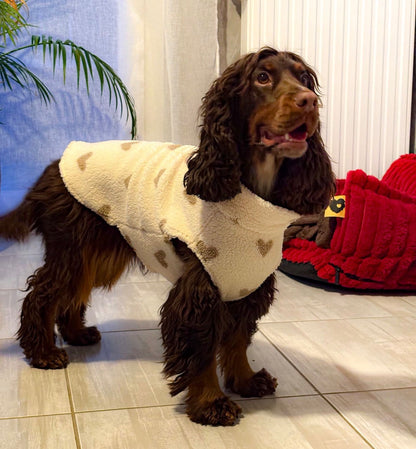 Pull en bouclette à motifs