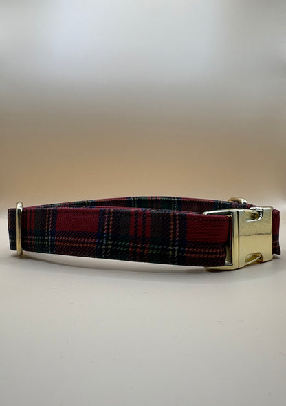 Collier en tissu - Noël