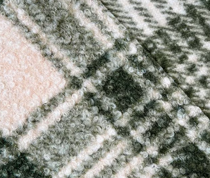 Pull en bouclette à motifs