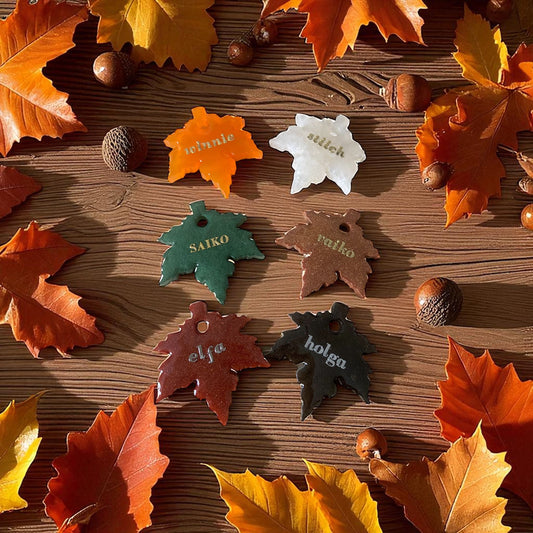 Médaille feuille d'automne