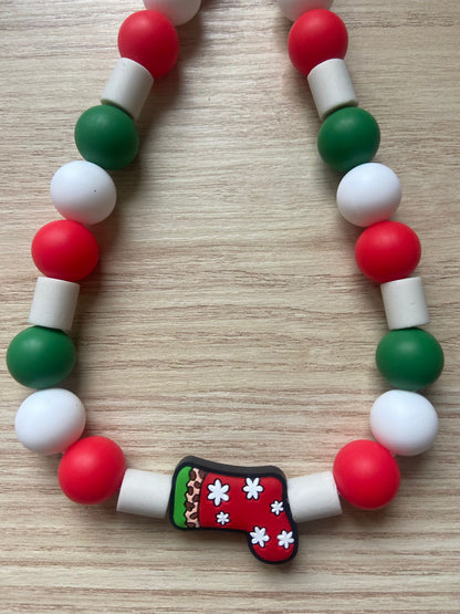 Colliers en perles - Noël