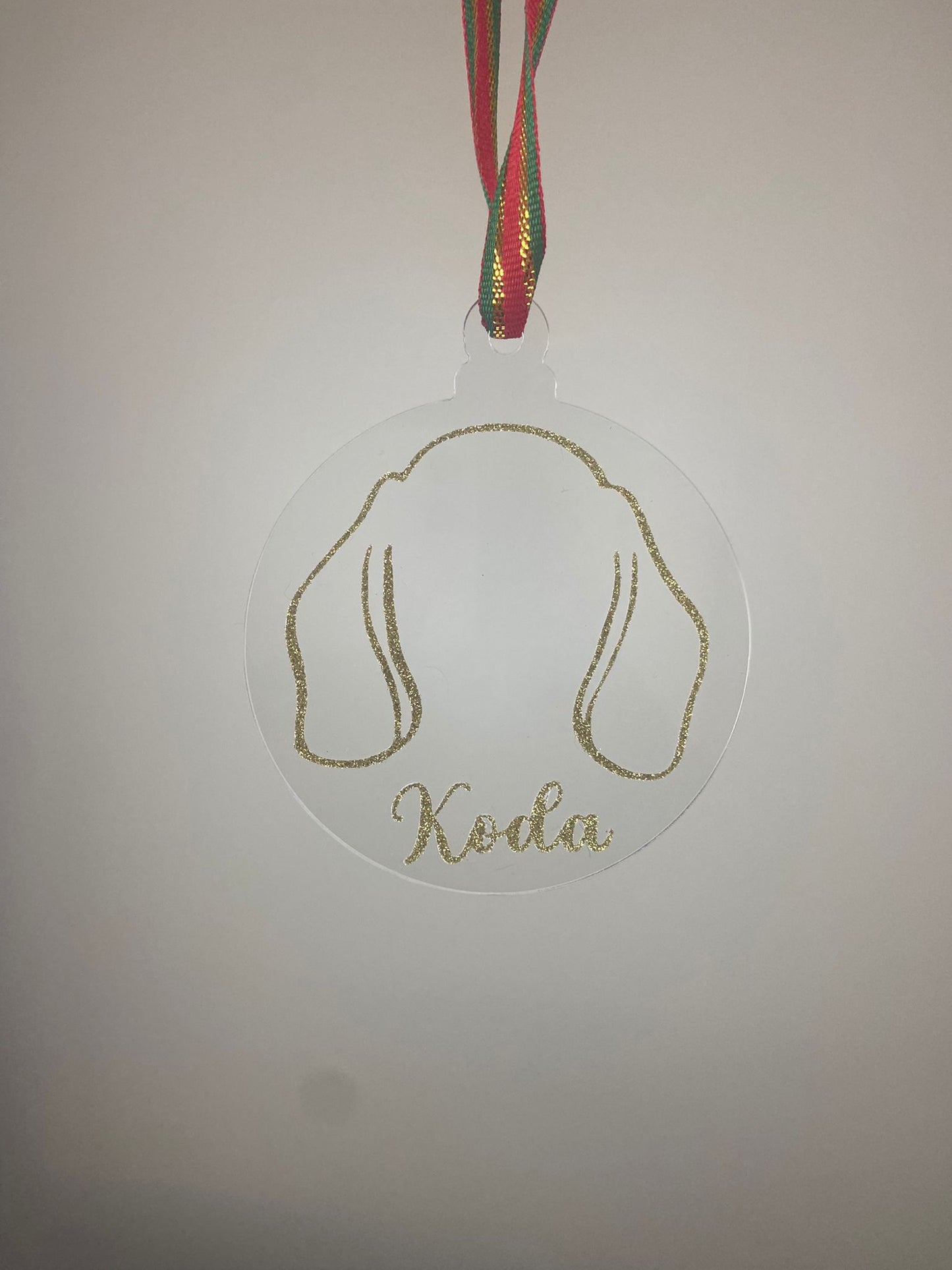 Boule de Noël personnalisable en plexiglace