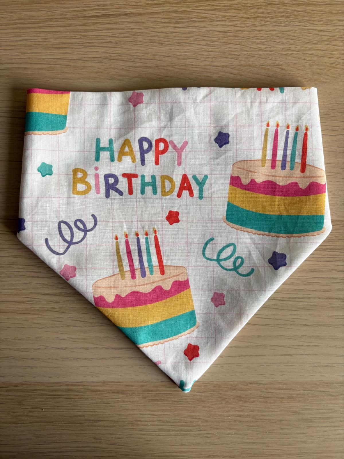 Bandana en coton - Anniversaire