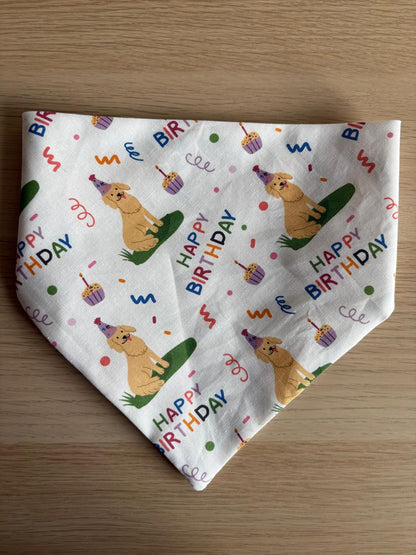 Bandana en coton - Anniversaire