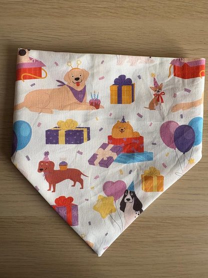 Bandana en coton - Anniversaire