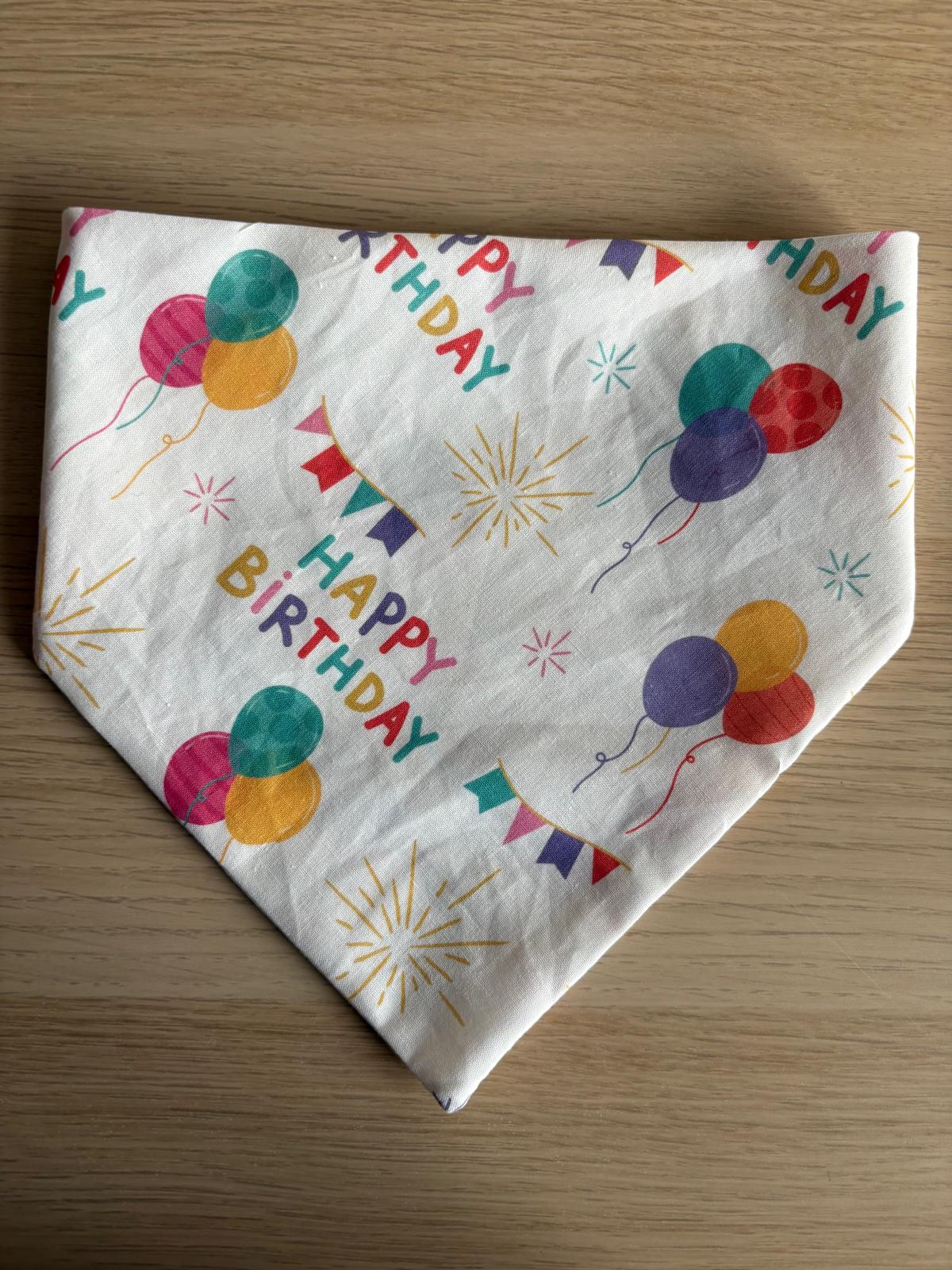Bandana en coton - Anniversaire